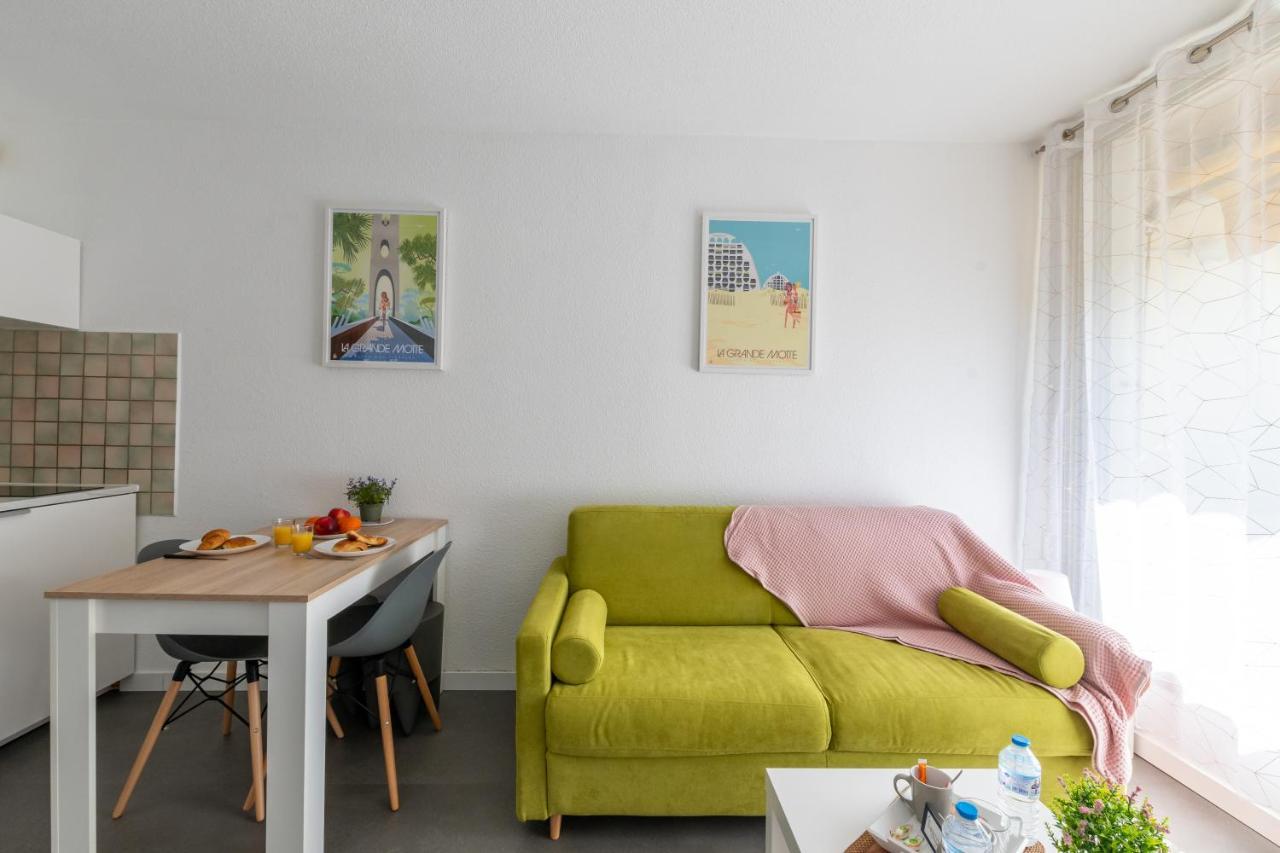 Studio Vasco / Confortable / Lumineux / Parking Prive Ла-Гранд-Мот Экстерьер фото